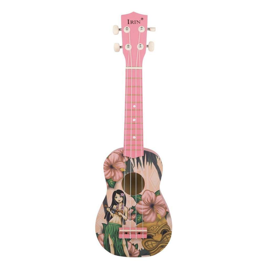 THE STYLE SUTRA Hawaiian Girl 21 Inch 4 String Ukulele Basswood